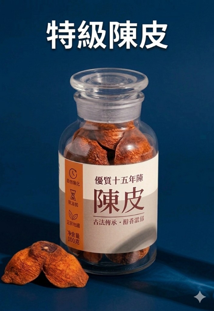陳皮普洱，雙重滋養，餐後一杯舒暢自在